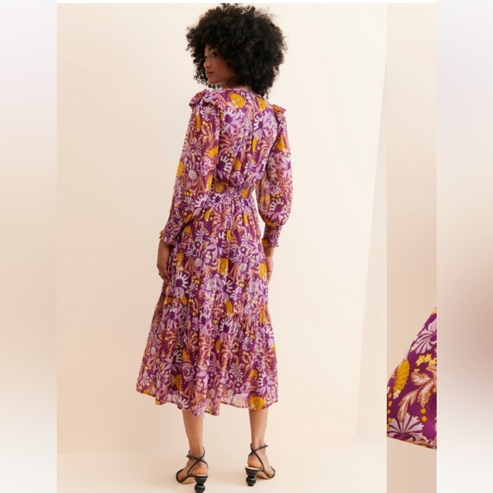 Banjanan Pearl Floral Midi Dress - Picture 2 of 7